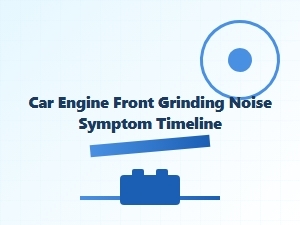 Car Engine Grinding Noise Timeline for Water Pump Failure
